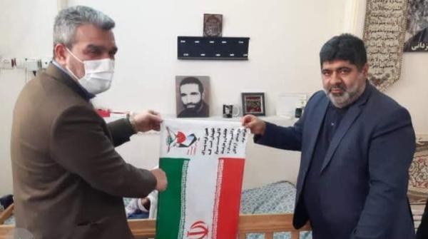 پویش اهدا پرچم پرافتخار ایران در شهرستان بابل مازندران